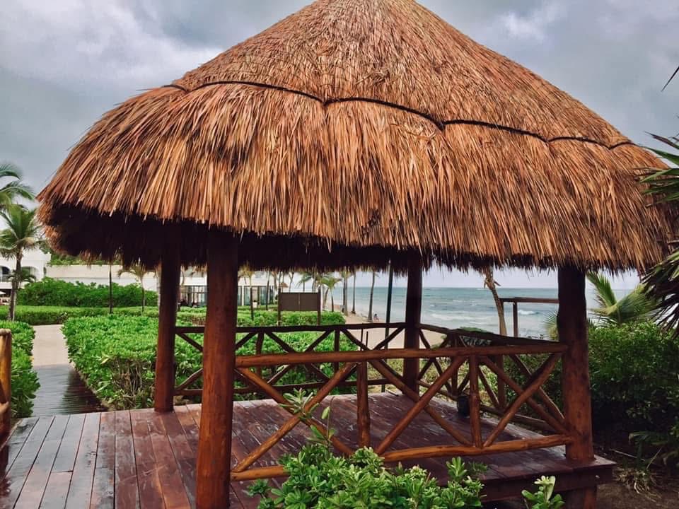 Palapa para masajes Hotel Dreams Tulum